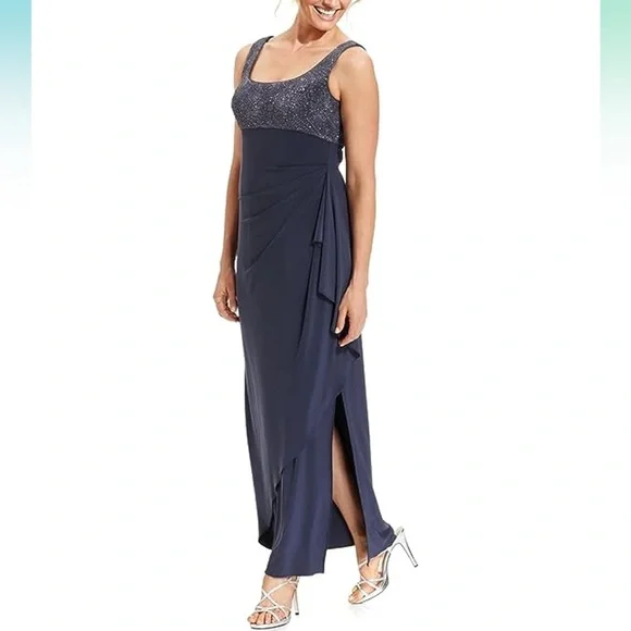 Alex Evenings | Dresses | Alex Evenings Glitter Jacquard Knit Matte Jersey Gown | Poshmark Alex Evenings | Dresses | Alex Evenings Glitter Jacquard Knit Matte Jersey Gown | Poshmark